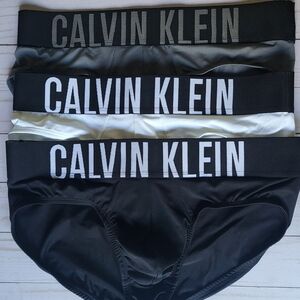 Calvin Klein Black Gray And White Underwear Trio NWOT